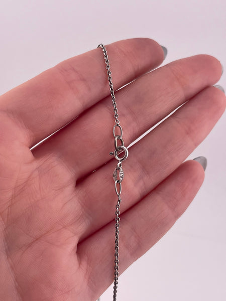 sterling silver 18-3/8" Mexican starfish necklace