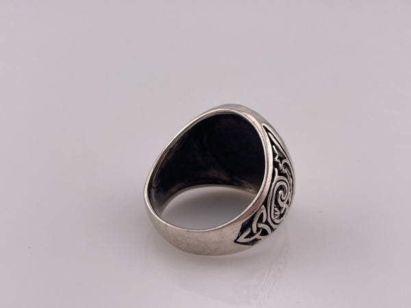 size 8.5 sterling silver Masonic ring