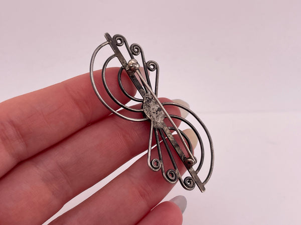 sterling silver turquoise brooch pin