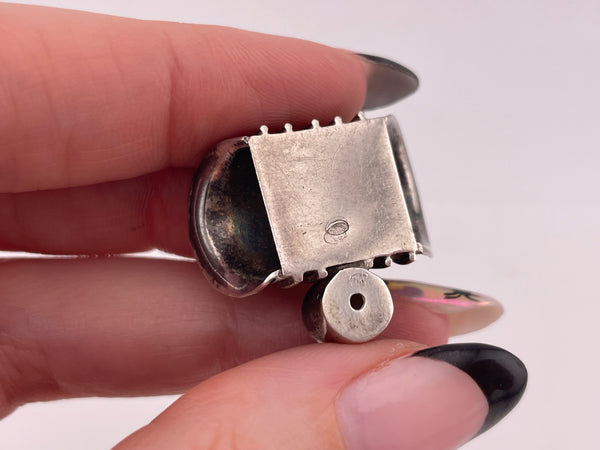 sterling silver pearl pendant