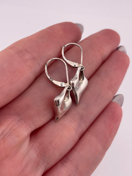 sterling silver Robert Lee Morris RLM Studio stoneless dangle earrings