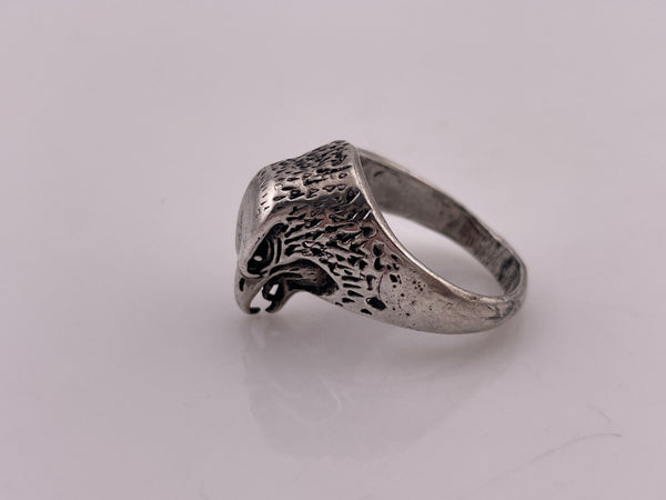 size 10 sterling silver eagle ring