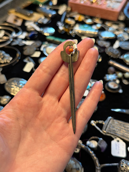 RESERVED PRIVATE LISTING -- sterling silver hair pin B9