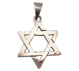 sterling silver Star of David pendant