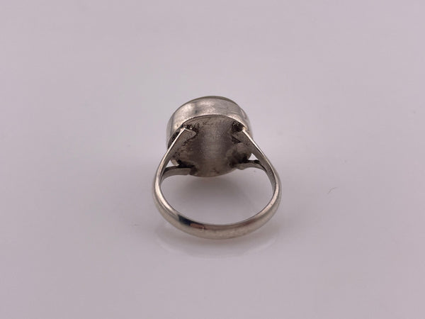 size 6.25 sterling silver rutilated quartz ring