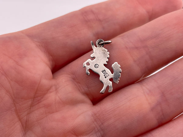 sterling silver small retired James Avery unicorn pendant