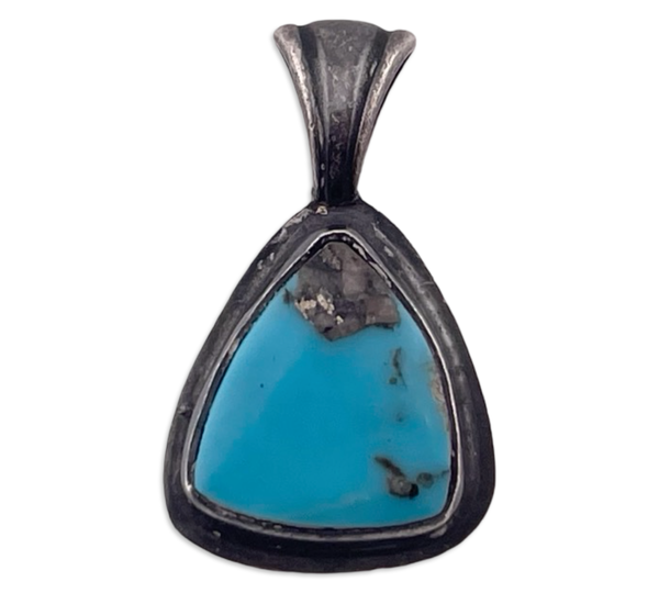 sterling silver turquoise pendant