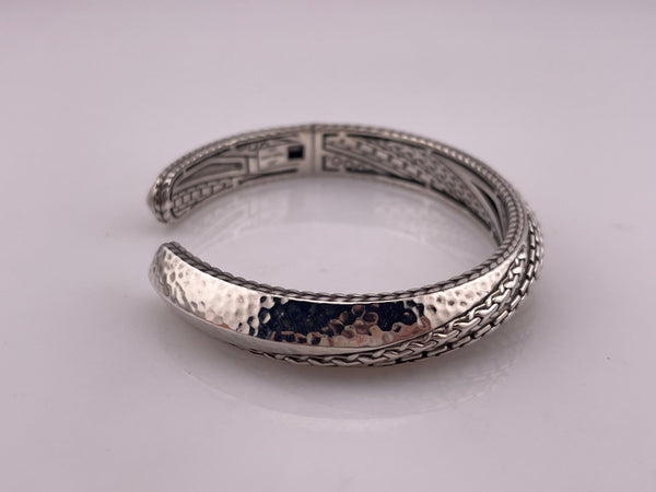sterling silver Jai by John Hardy stoneless cuff bracelet