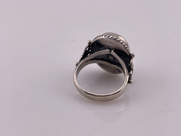 size 6.75 sterling silver lapis ring