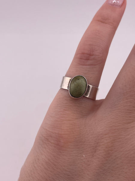 size 6 sterling silver turquoise ring