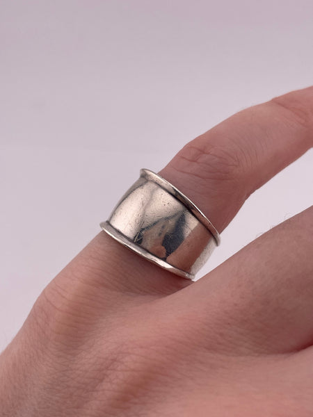 size 6.75 sterling silver stoneless ring