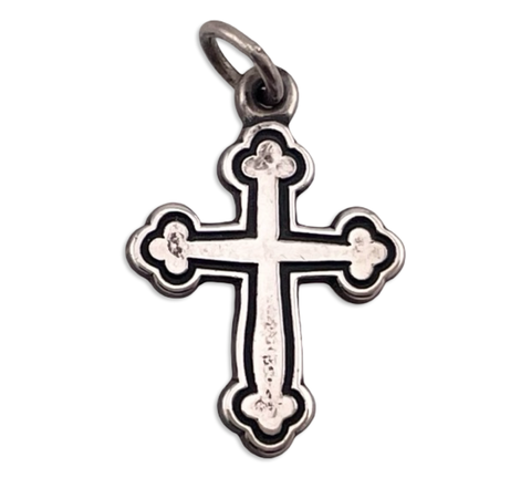 sterling silver James Avery small cross pendant