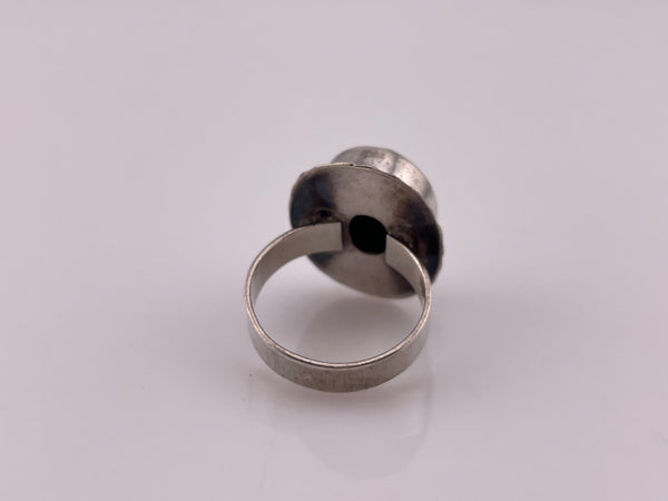 size 6.25 sterling silver lapis ring