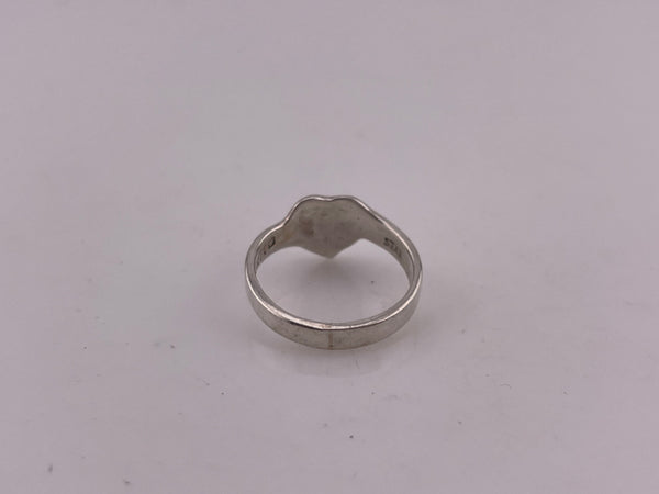 size 4.5 sterling silver heart ring