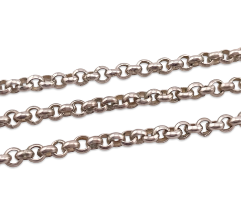 sterling silver 23 1/2" rolo chain necklace