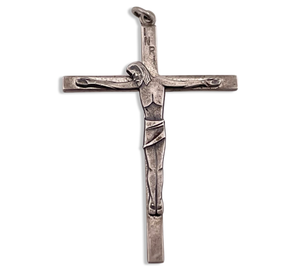 sterling silver crucifix cross pendant
