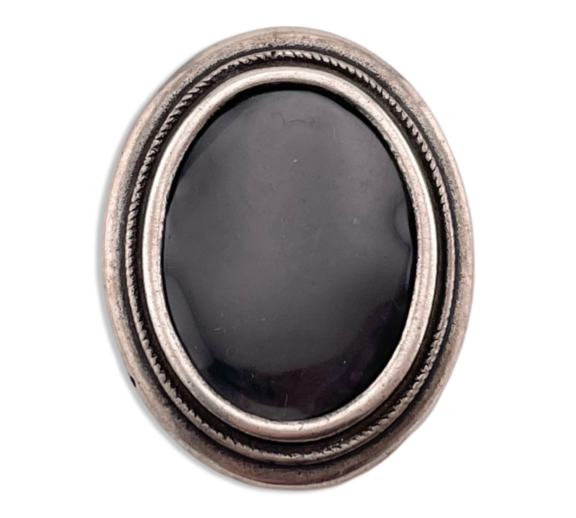 sterling silver picture frame pendant brooch
