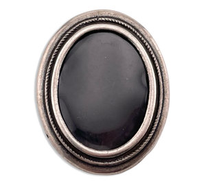 sterling silver picture frame pendant brooch