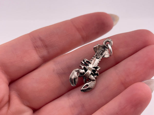 sterling silver lobster pendant ***Claws wiggle***