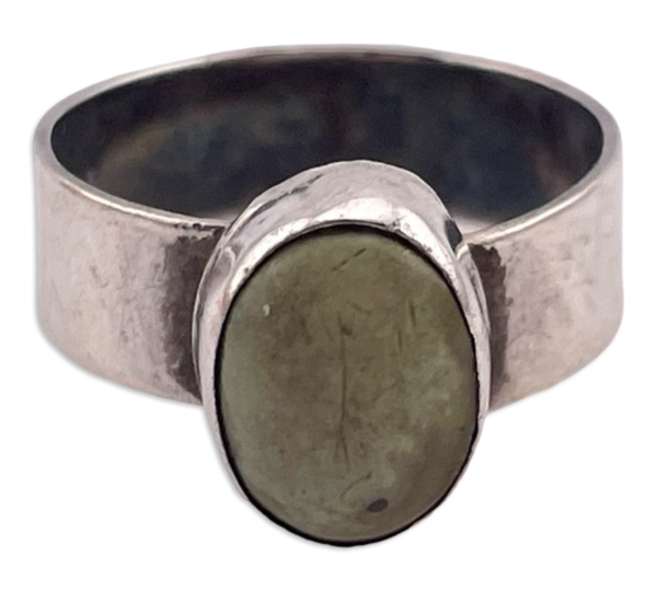 size 6 sterling silver turquoise ring