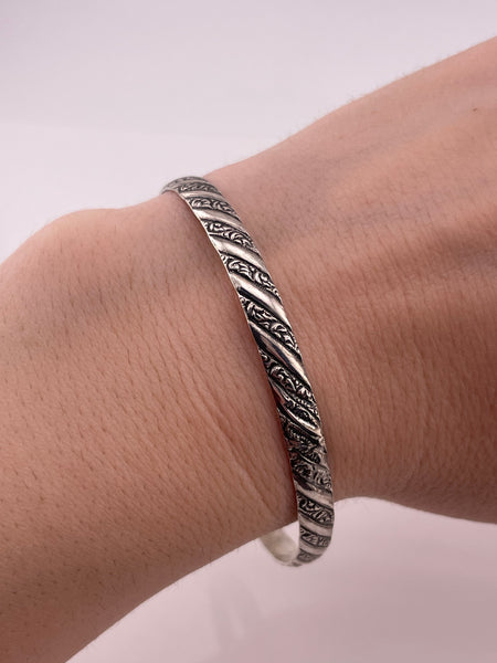 sterling silver 8" Danecraft bangle bracelet