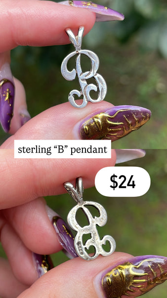 RESERVED PRIVATE LISTING -- sterling silver jewelry x 3 A15