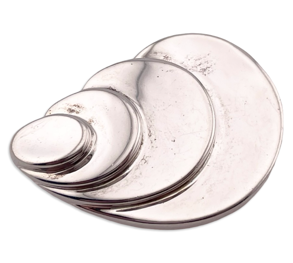 sterling silver Bayanihan stoneless brooch