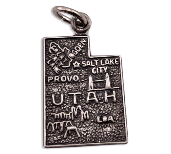 sterling silver Utah pendant