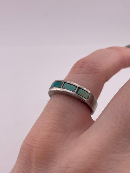 size 5.75 sterling silver Bell Trading Post turquoise ring