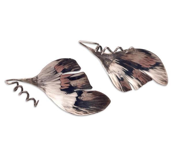 sterling silver stoneless leaf post earrings ***Not Sterling Posts***