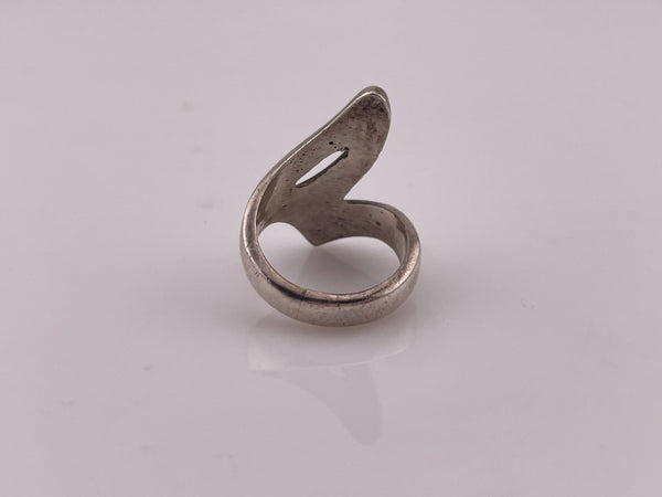 size 5.5 sterling silver chunky stoneless ring