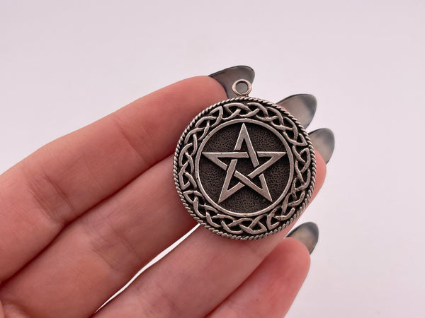 sterling silver pentagram star pendant