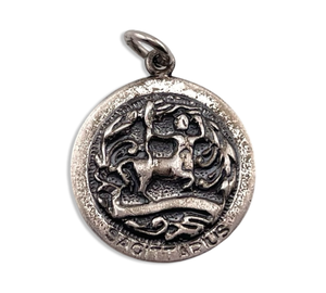 sterling silver Danecraft Sagittarius the Archer zodiac sign pendant