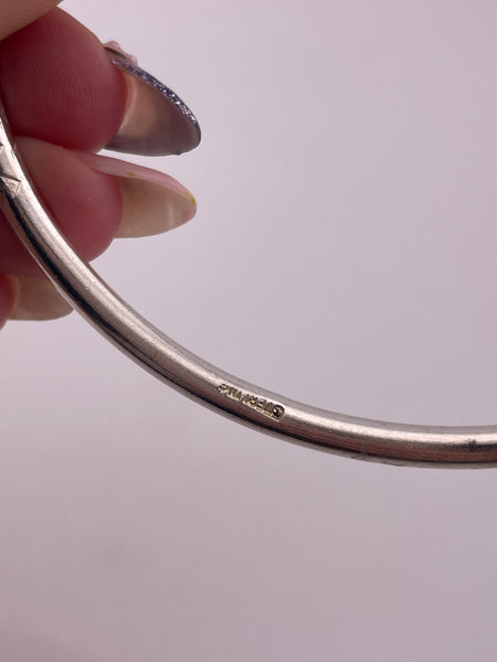 sterling silver figa fist forearm cuff bangle bracelet