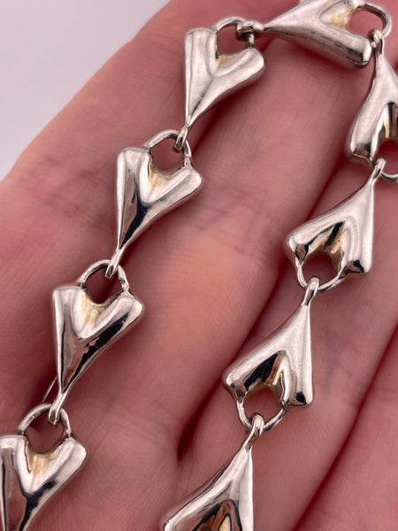 sterling silver Robert Lee Morris RLM Studio heavy stoneless chunky link bracelet