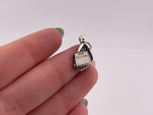 sterling silver musical pendant