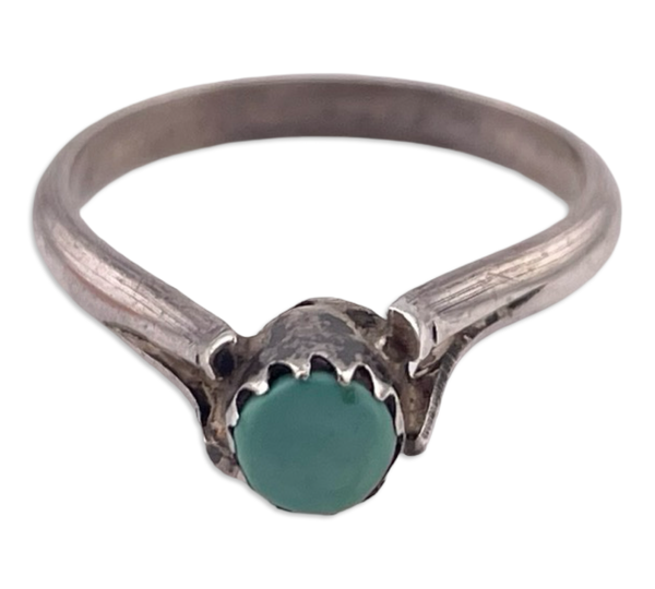 size 6.25 sterling silver turquoise ring