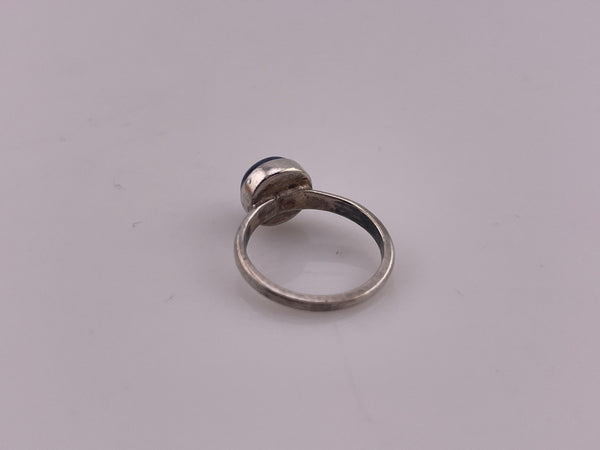 size 2 sterling silver sodalite ring