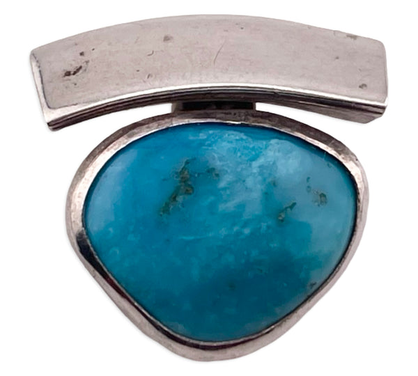 sterling silver turquoise pendant