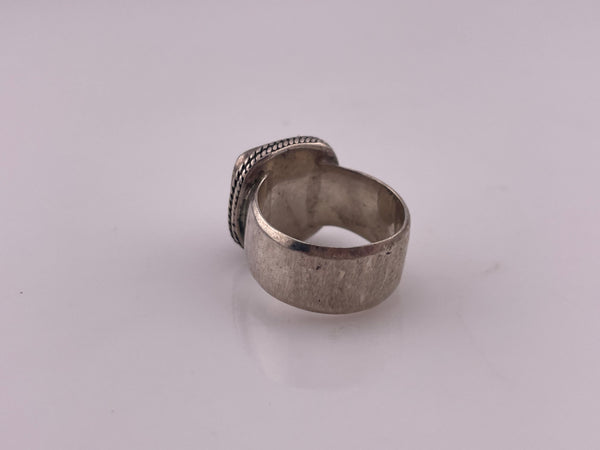 size 5.25 sterling silver carnelian ring