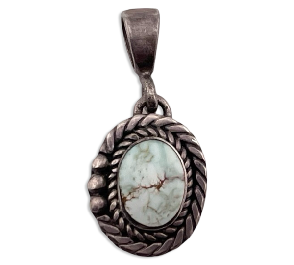 sterling silver turquoise pendant