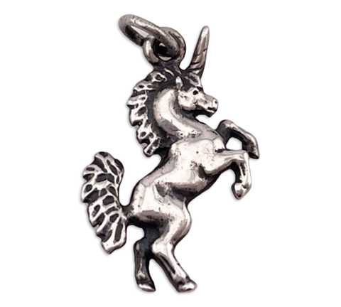 sterling silver small retired James Avery unicorn pendant