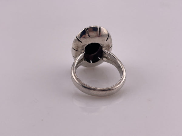 size 7 sterling silver Mexican onyx ring