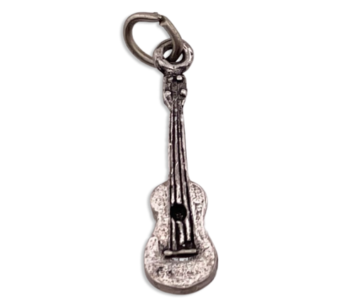 sterling silver ukulele guitar charm pendant