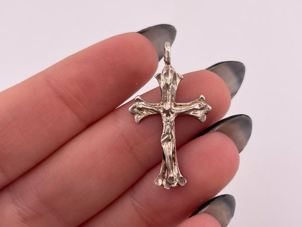 sterling silver Crucifix cross pendant ***AS IS***