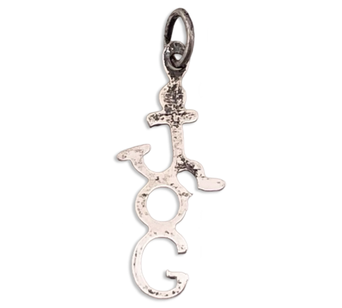 sterling silver lightweight "Jog" pendant