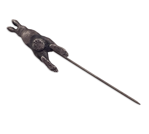 sterling silver bunny rabbit stick pin