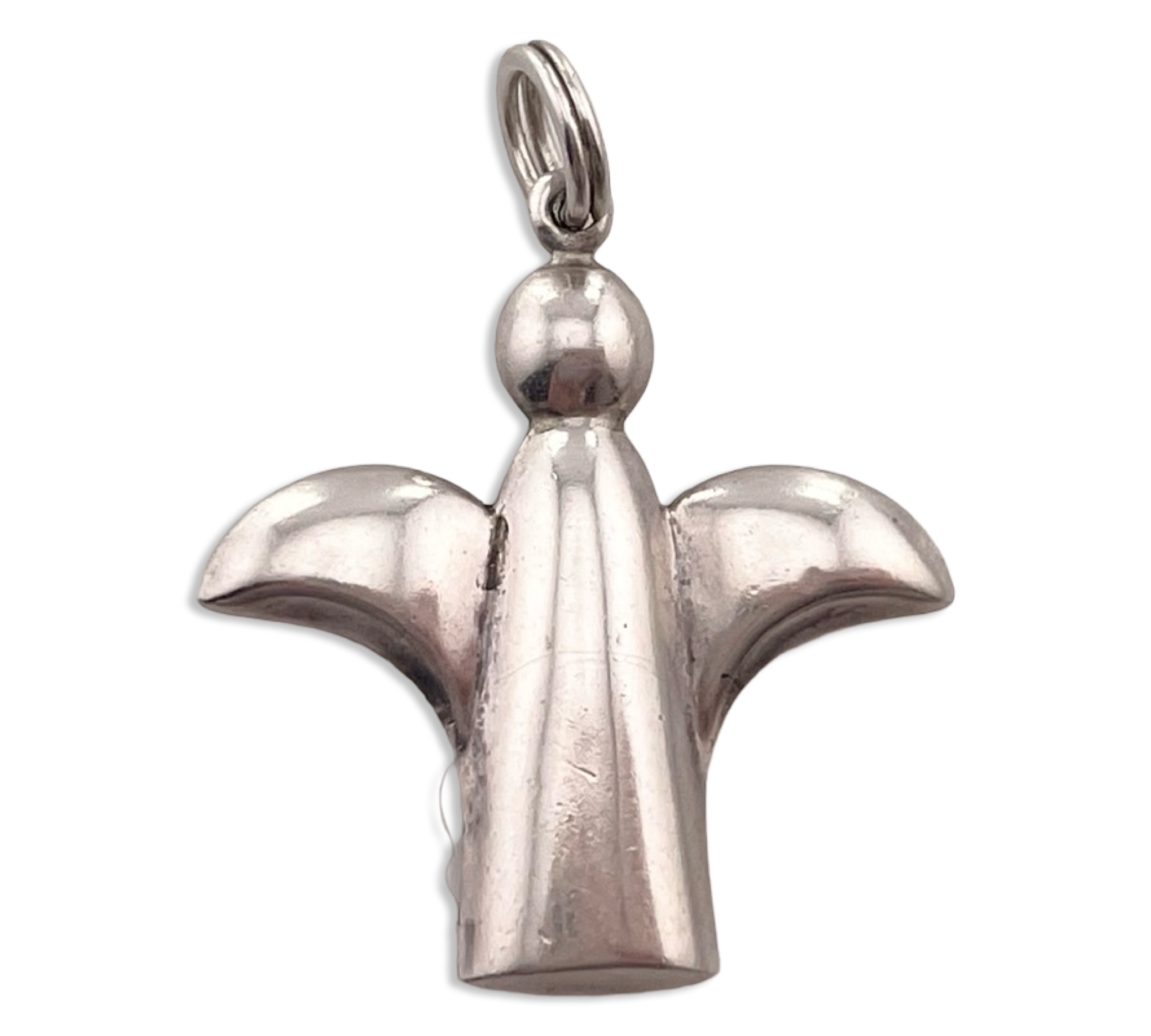 sterling silver angel pendant