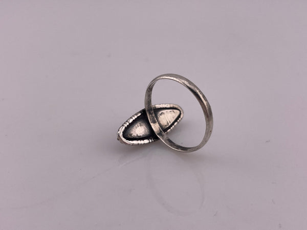 size 6 sterling silver jasper ring
