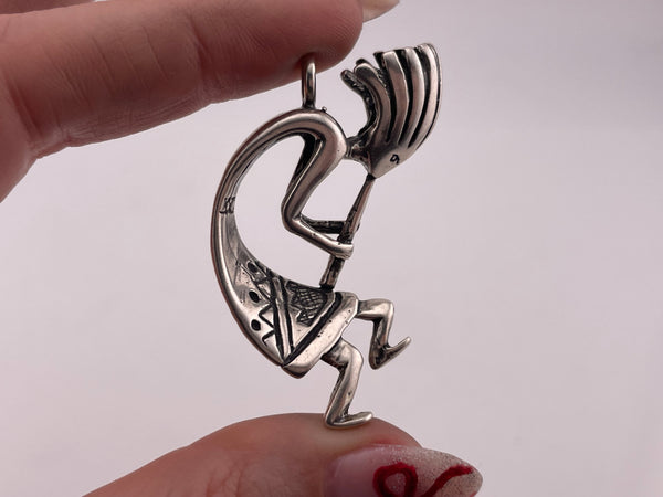 sterling silver Kokopelli pendant